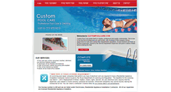 Desktop Screenshot of custompoolcare.com
